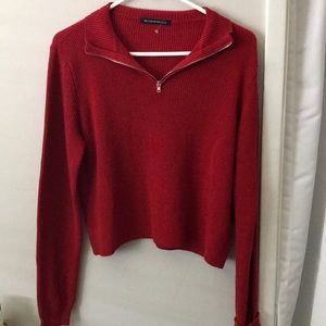 brandy knit quarter zip